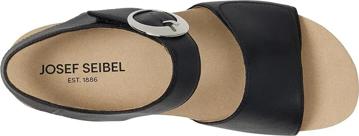 Josef Seibel Quinn 16 Women's Sandals Black : EU 42 (US Women's 11) M, Leather - Image 2