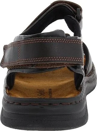 Josef Seibel Rafe Men's Hook and Loop Shoes Dakota Moro/Black : EU 44 (US Men's 10.5) M, Leather - Image 5
