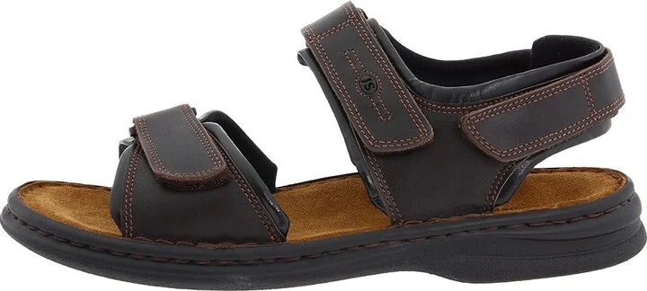 Josef Seibel Rafe Men's Hook and Loop Shoes Dakota Moro/Black : EU 44 (US Men's 10.5) M, Leather - Image 7