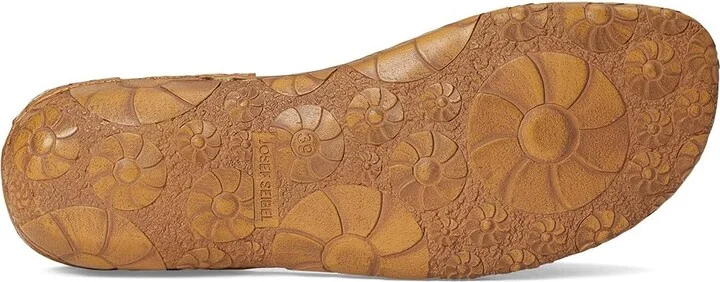 Josef Seibel Rosalie 04 Women's Flat Shoes Red/Camel : EU 38 (US Women's 7-7.5) M, Leather - Image 3