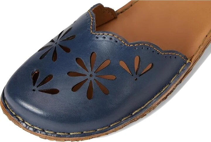 Josef Seibel Rosalie 04 Women's Flat Shoes Shark/Camel : EU 42 (US Women's 11) M, Leather - Image 7