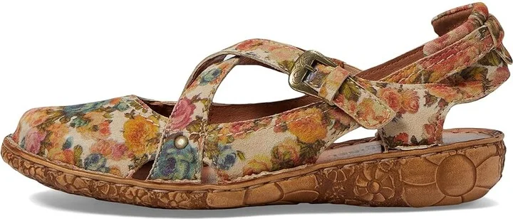Josef Seibel Rosalie 13 Women's Sandals Beige/Multi Blossom : EU 36 (US Women's 5-5.5) M, Leather - Image 5