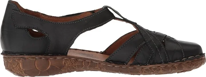 Josef Seibel Rosalie 29 Women's Sandals Black : EU 38 (US Women's 7-7.5) M, Leather - Image 8