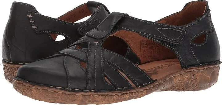 Josef Seibel Rosalie 29 Women's Sandals Black : EU 38 (US Women's 7-7.5) M, Leather