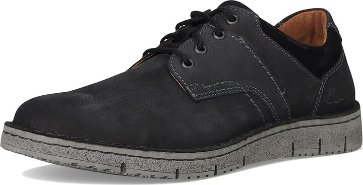 Josef Seibel Ruben 02 Men's Lace-up Boots Black : EU 43 (US Men's 9.5-10) M, Leather/Rubber - Image 5