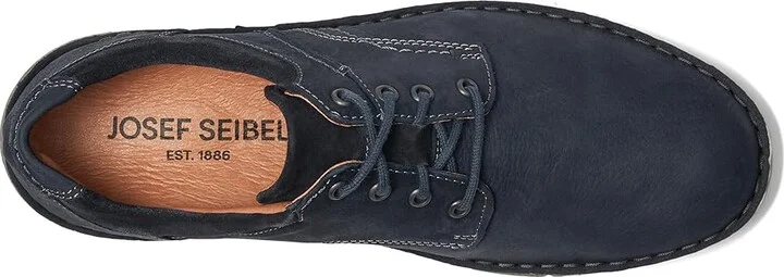 Josef Seibel Ruben 02 Men's Lace-up Boots Ocean : EU 42 (US Men's 8.5-9) M, Leather/Rubber - Image 2