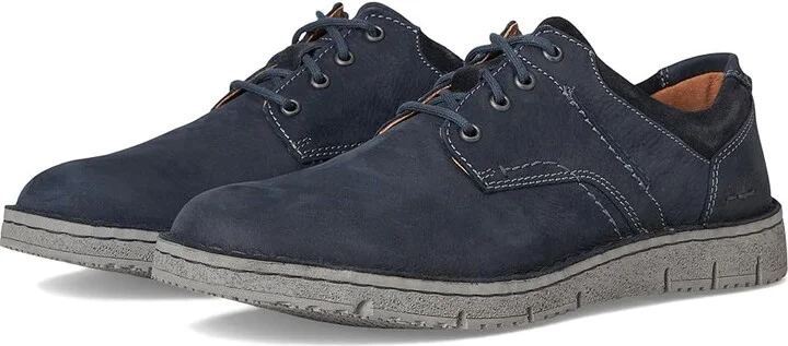 Josef Seibel Ruben 02 Men's Lace-up Boots Ocean : EU 42 (US Men's 8.5-9) M, Leather/Rubber