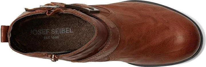 Josef Seibel Sanja 16 Boots Women's Boots Cognac : EU 39 (US Women's 8-8.5) M, Leather - Image 2
