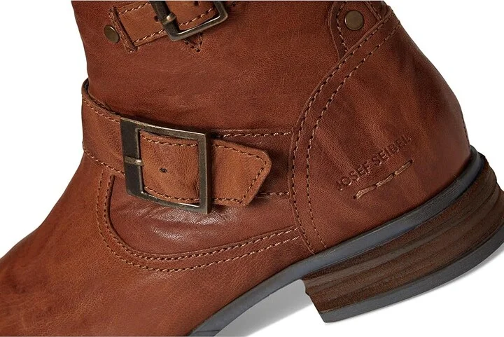 Josef Seibel Sanja 16 Boots Women's Boots Cognac : EU 39 (US Women's 8-8.5) M, Leather - Image 7
