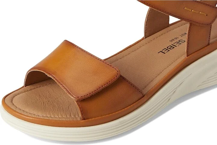 Josef Seibel Sevran 01 Women's Sandals Amber : EU 37 (US Women's 6-6.5) M, Leather - Image 7