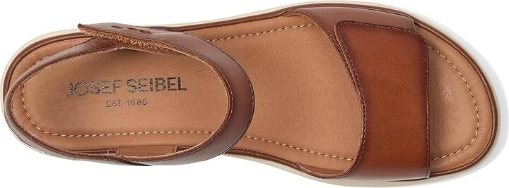 Josef Seibel Sevran 01 Women's Sandals Cognac : EU 40 (US Women's 9-9.5) M, Leather - Image 2