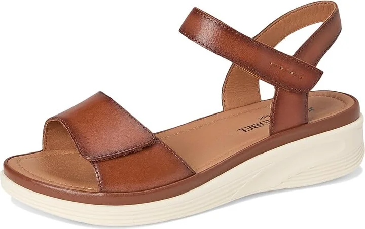 Josef Seibel Sevran 01 Women's Sandals Cognac : EU 40 (US Women's 9-9.5) M, Leather - Image 5