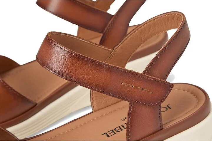 Josef Seibel Sevran 01 Women's Sandals Cognac : EU 40 (US Women's 9-9.5) M, Leather - Image 7