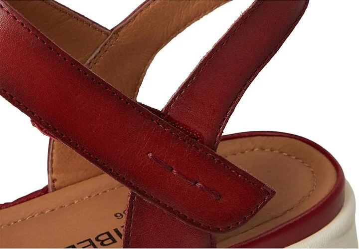 Josef Seibel Sevran 01 Women's Sandals Hibiscus : EU 39 (US Women's 8-8.5) M, Leather - Image 7
