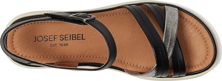 Josef Seibel Sevran 02 Women's Sandals Black : EU 36 (US Women's 5-5.5) M, Leather - Image 2