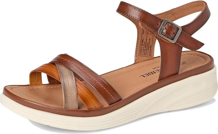Josef Seibel Sevran 02 Women's Sandals Cognac : EU 36 (US Women's 5-5.5) M, Leather - Image 5