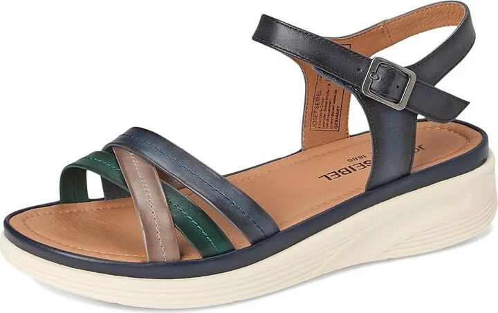 Josef Seibel Sevran 02 Women's Sandals Dark Blue : EU 36 (US Women's 5-5.5) M, Leather - Image 5