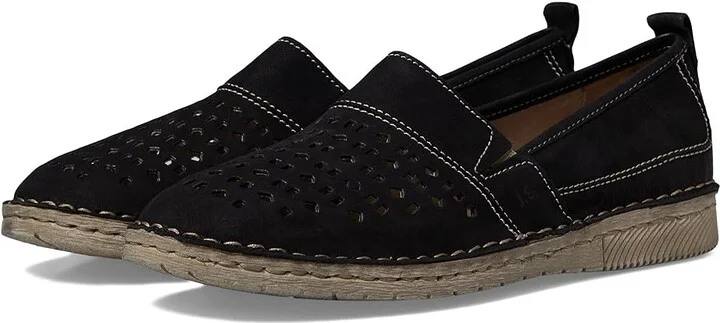 Josef Seibel Sofie 27 Women's Slip on Shoes Black Asti : EU 41 (US Women's 10-10.5) M, Leather