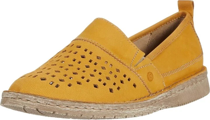 Josef Seibel Sofie 27 Women's Slip on Shoes Yellow : EU 38 (US Women's 7-7.5) M, Leather - Image 2