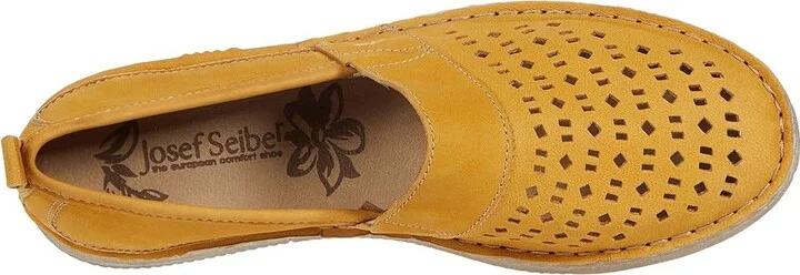 Josef Seibel Sofie 27 Women's Slip on Shoes Yellow : EU 38 (US Women's 7-7.5) M, Leather - Image 3