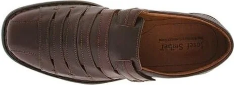 Josef Seibel Steven Men's Flat Shoes Roma Marone : EU 45 (US Men's 11-11.5) M, Leather - Image 3