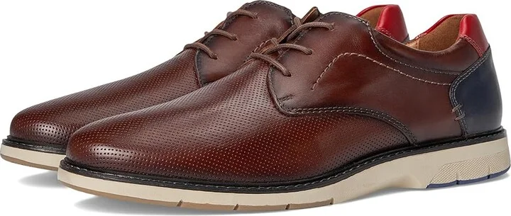 Josef Seibel Stuart 02 Men's Lace Up Wing Tip Shoes Castagne-Combi : EU 46 (US Men's 12) M, Full Grain leather