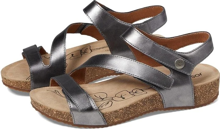 Josef Seibel Tonga 25 Women's Shoes Anthrazit Antikmetallic : EU 40 (US Women's 9-9.5) M, Leather