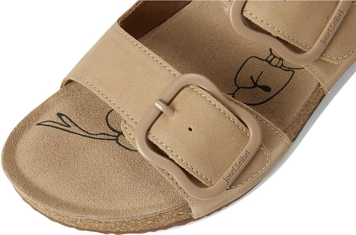 Josef Seibel Tonga 64 Women's Sandals Beige : EU 41 (US Women's 10-10.5) M, Leather/Rubber - Image 7