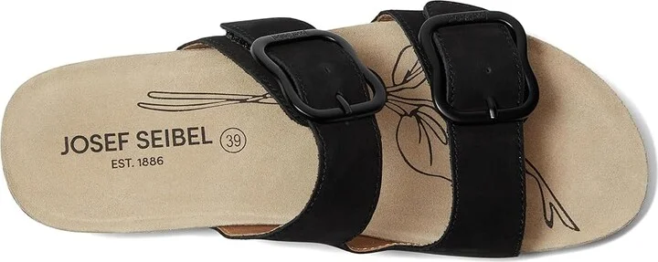 Josef Seibel Tonga 64 Women's Sandals Black : EU 36 (US Women's 5-5.5) M, Leather/Rubber - Image 2