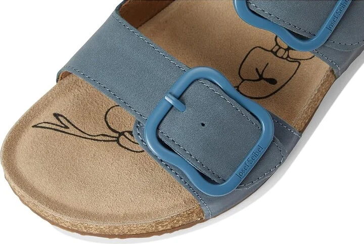 Josef Seibel Tonga 64 Women's Sandals Jeans : EU 36 (US Women's 5-5.5) M, Leather/Rubber - Image 7