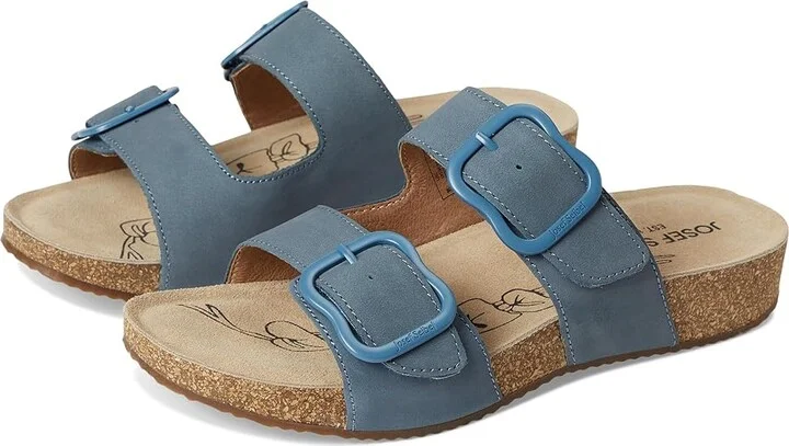 Josef Seibel Tonga 64 Women's Sandals Jeans : EU 36 (US Women's 5-5.5) M, Leather/Rubber
