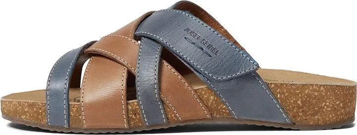 Josef Seibel Tonga 74 Women's Flat Shoes Jeans/Kombi Belluno : EU 39 (US Women's 8-8.5) M, Leather - Image 5