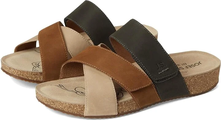 Josef Seibel Tonga 84 Women's Sandals Beige : EU 39 (US Women's 8-8.5) M, Leather