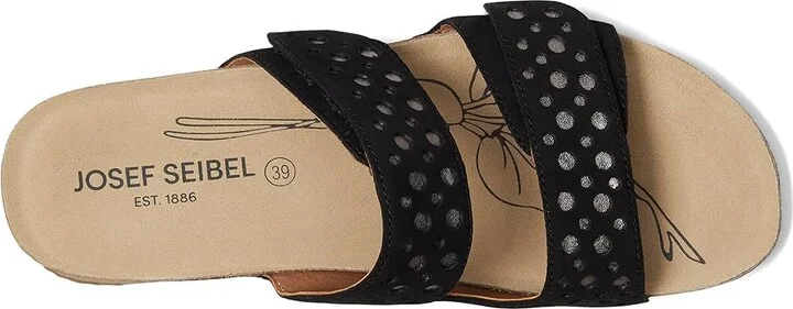 Josef Seibel Tonga 86 Women's Sandals Black : EU 37 (US Women's 6-6.5) M, Leather - Image 2