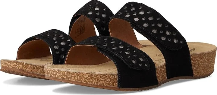Josef Seibel Tonga 86 Women's Sandals Black : EU 37 (US Women's 6-6.5) M, Leather