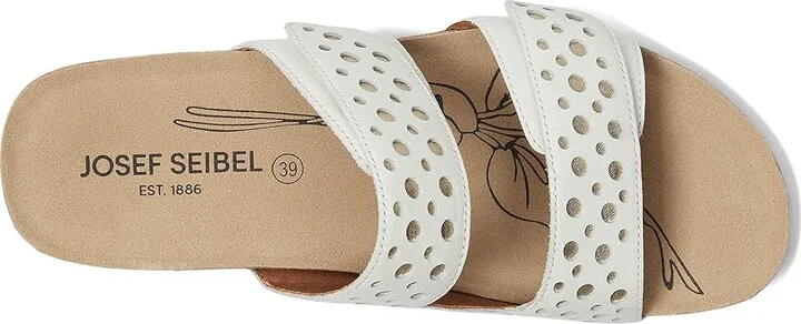 Josef Seibel Tonga 86 Women's Sandals White : EU 40 (US Women's 9-9.5) M, Leather - Image 2