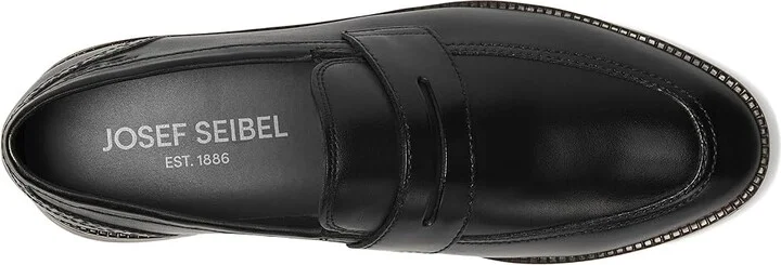 Josef Seibel Tyler 10 Men's Lace Up Wing Tip Shoes Black : EU 44 (US Men's 10.5) M, Leather - Image 2