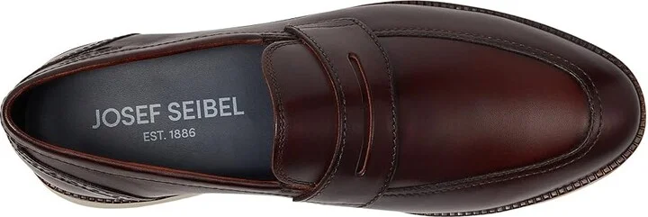 Josef Seibel Tyler 10 Men's Lace Up Wing Tip Shoes Cognac : EU 41 (US Men's 7.5-8) M, Leather - Image 2