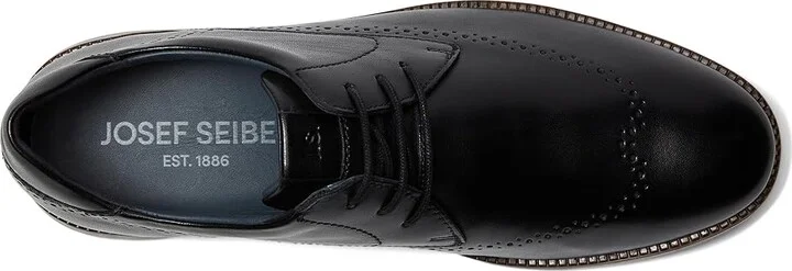Josef Seibel Tyler 33 Men's Lace up casual Shoes Black : EU 41 (US Men's 7.5-8) M, Leather - Image 3