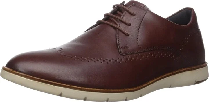 Josef Seibel Tyler 33 Men's Lace up casual Shoes Cognac : EU 41 (US Men's 7.5-8) M, Leather - Image 2