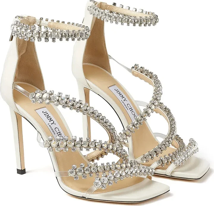 Josefine 100mm crystal-embellished sandals - Image 2