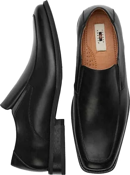 Joseph Abboud Men's Moc Toe Dress Loafers Black
