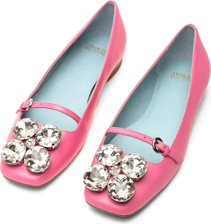Josephine Crystal Embellished Flat - Image 4