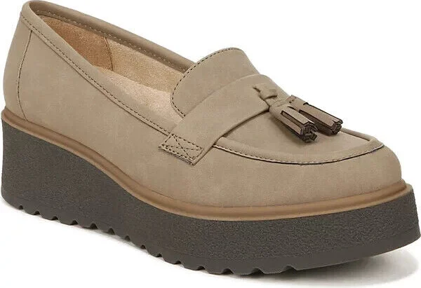 Josie Lug Flat Women's US 8 Gray Platform Loafer Shoes ZPO1642 (Gray,8)