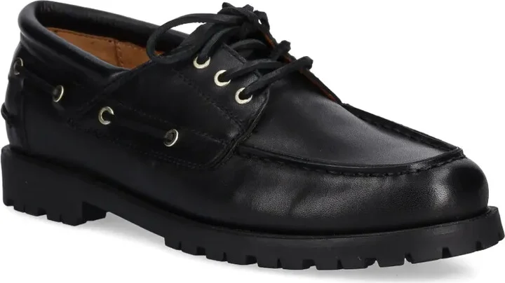 Joslyn leather lace-up boat shoes - Image 2