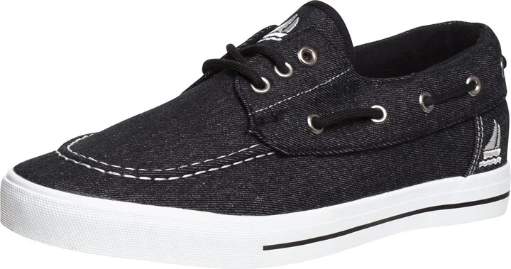 Josmo Mens Canvas Boat Shoes – Causal Summer Slip on Sneaker (Adult)