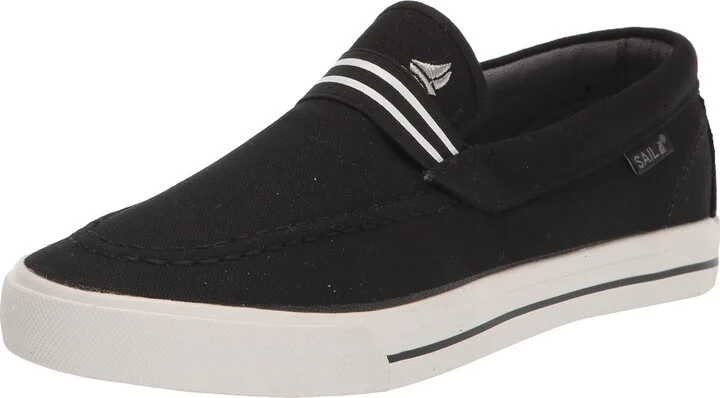 JOSMO Mens Sail Buoy Canvas Slip-on Sneakers – Summer Casual Boat Tennis (Adult)
