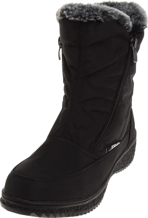 JOSMO Women's Waterproof Insulated Non-Slip Comfort Faux Fur Winter Boots