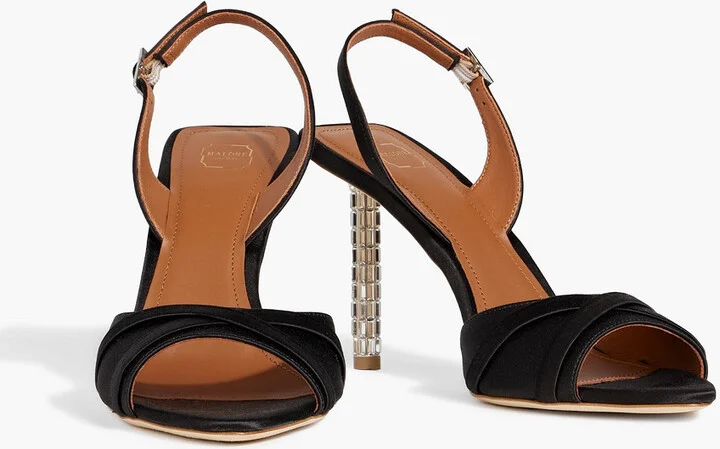 Joss 90 satin slingback sandals - Image 2