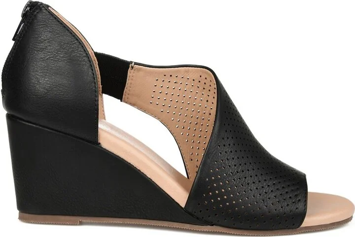 JOURNEE Aretha d'Orsay Wedge Sandal - Image 3